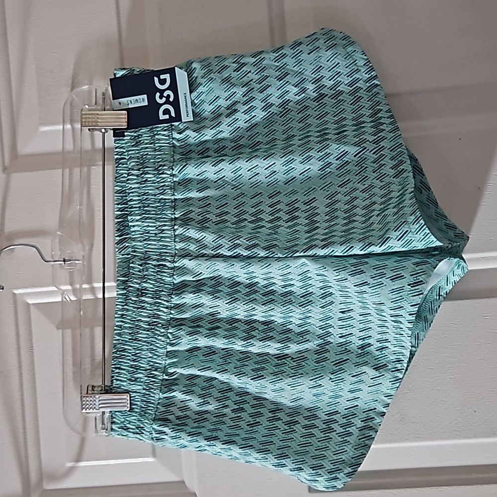 DSG MID RISE STRIDE RUNNING SHORTS: HASHTAG TEAL: NEW WITH TAGS: SIZE S